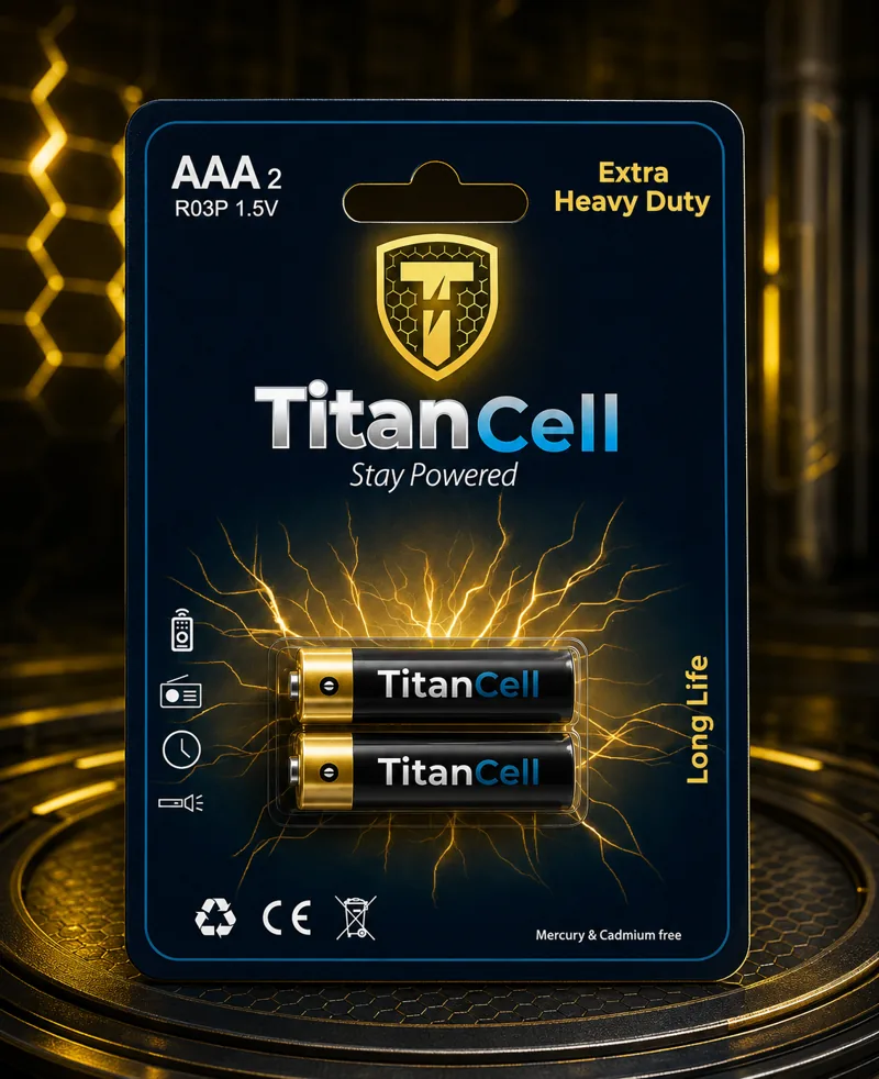 TitanCell Extra Heavy Duty AAA 2-pack