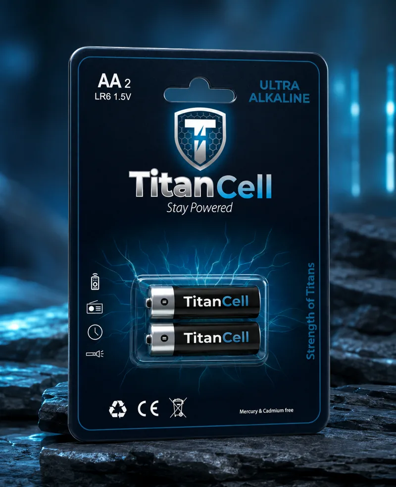 TitanCell Ultra Alkaline AA 2-pack