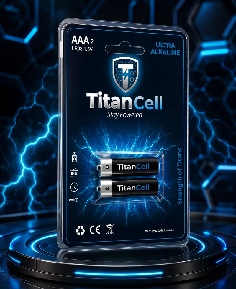TitanCell Ultra Alkaline AAA 2-pack